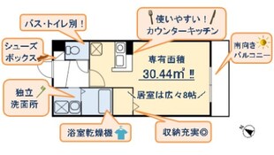 エスポワール参番館の物件間取画像